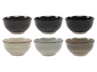 Set de bols Cookinglife - Petits bols - Delice Gris - ø 12 cm - 6 pièces