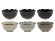 Set de bols Cookinglife - Petits bols - Delice Gris - ø 12 cm - 6 pièces