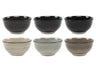 Set de bols Cookinglife - Petits bols - Delice Gris - ø 12 cm - 6 pièces