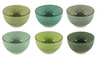 Ensemble de bols a soupe Cookinglife - Bols en céramique - Delice Vert - ø 14 cm