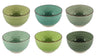 Ensemble de bols a soupe Cookinglife - Bols en céramique - Delice Vert - ø 14 cm