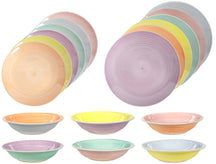 Ensemble de vaisselle Cookinglife - 6 pers - Pastel - ø26,5cm - 18 pièces