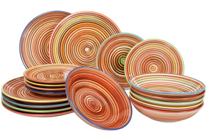 Set de vaisselle Cookinglife - 6 personnes - Rhythm & Lines - 26,5 cm - 18 pieces