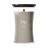 Bougie Parfumée WoodWick Large Wood Smoke - 18 cm / ø 10 cm - Bougie Parfumée en Verre - Mèche en Bois