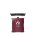 Bougie parfumée WoodWick Medium Wood Smoke - 11 cm / ø 10 cm - Bougie parfumée en verre - Mèche en bois