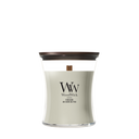 Bougie Parfumée WoodWick Medium Fireside - 11 cm / ø 10 cm - Bougie Parfumée en Verre - Mèche en Bois