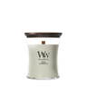 Bougie Parfumée WoodWick Medium Fireside - 11 cm / ø 10 cm - Bougie Parfumée en Verre - Mèche en Bois