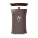 Bougie Parfumée WoodWick Large Iris Woods - 18 cm / ø 10 cm - Bougie Parfumée en Verre - Mèche en Bois