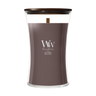 Bougie Parfumée WoodWick Large Iris Woods - 18 cm / ø 10 cm - Bougie Parfumée en Verre - Mèche en Bois