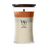 Bougie parfumée WoodWick Large Trilogy Vanilla Embers - 18 cm / ø 10 cm - Bougie parfumée en verre - Mèche en bois