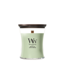 Bougie Parfumée WoodWick Medium Matcha Zest - 11 cm / ø 10 cm - Bougie Parfumée en Verre - Mèche en Bois