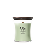 Bougie Parfumée WoodWick Medium Matcha Zest - 11 cm / ø 10 cm - Bougie Parfumée en Verre - Mèche en Bois