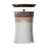 Bougie parfumée WoodWick Large Trilogy Radiant Cashmere - 18 cm / ø 10 cm - Bougie parfumée en verre - Mèche en bois