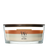 Bougie parfumée WoodWick Ellipse Trilogy Vanilla Embers - 9 cm / 19 cm - Bougie parfumée en verre - Mèche en bois