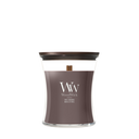 Bougie Parfumée WoodWick Medium Iris Woods - 11 cm / ø 10 cm - Bougie Parfumée en Verre - Mèche en Bois
