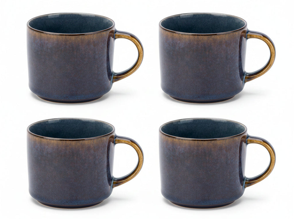 Set de tasses à café Cosy & Trendy - Senseo - Quintana Blue - 220 ml - 4 pièces