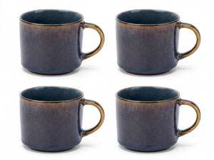 Set de tasses à café Cosy & Trendy - Senseo - Quintana Blue - 220 ml - 4 pièces