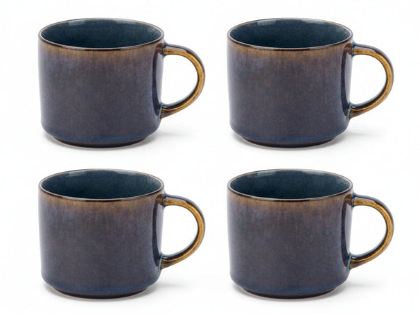 Set de tasses à café Cosy & Trendy - Senseo - Quintana Blue - 220 ml - 4 pièces