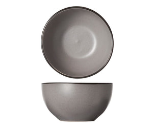 Set de bols Cosy & Trendy - Bols a soupe - Speckle Grijs - ø 14 cm - 6 pièces