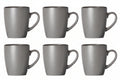 Ensemble de mugs Cosy & Trendy - Mugs à café - Speckle Gris - 350 ml - 6 pièces