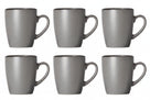 Ensemble de mugs Cosy & Trendy - Mugs à café - Speckle Gris - 350 ml - 6 pièces