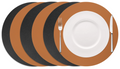 Set de sets de table Cookinglife - Double face - Ø 38 cm - 6 pièces