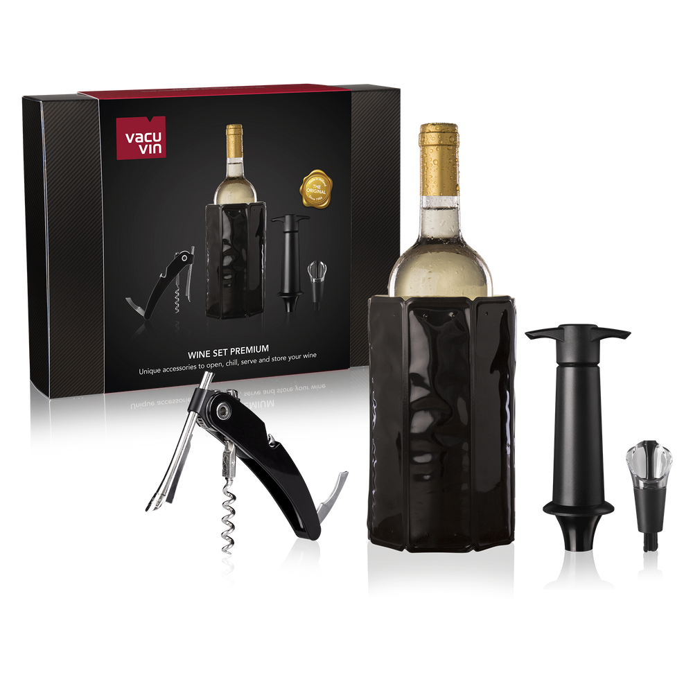 Ensemble de vin Vacu Vin - Accessoires a vin - Premium - 0,7-1,0 L - 4 pièces
