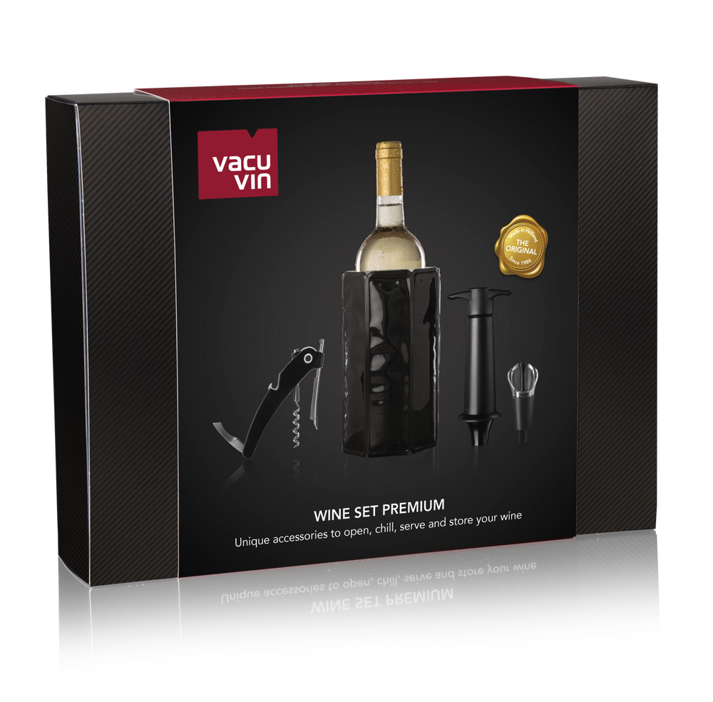 Ensemble de vin Vacu Vin - Accessoires a vin - Premium - 0,7-1,0 L - 4 pièces