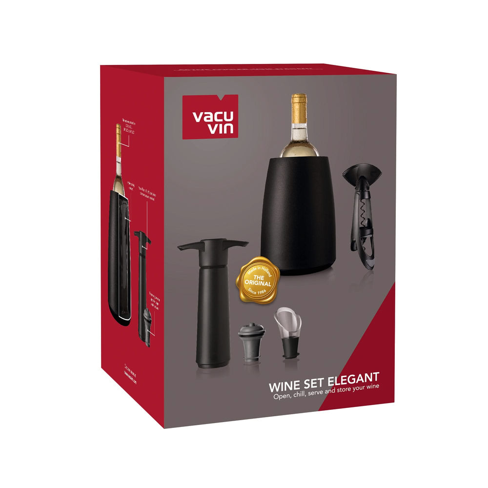 Ensemble de vin Vacu Vin - Coffret a vin - Elegant - 0,7-1,0 L - 5 pièces