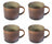 Set de tasses à café Cosy & Trendy - Senseo - Quintana Green - 220 ml - 4 pièces
