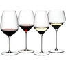 Ensemble de verres à vin Riedel Veloce - Cabernet / Merlot, Pinot Noir / Nebbiolo, Riesling & Chardonnay - 4 pièces