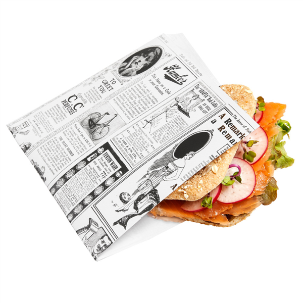 Ensemble de sachets Cosy&Trendy - Sachets à hamburger - 17x18 cm - 500 pièces