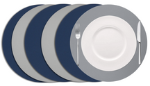 Set de sets de table Cookinglife - Double face - Placemats - Ø 38 cm - 6 pièces