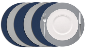 Set de sets de table Cookinglife - Double face - Placemats - Ø 38 cm - 6 pièces
