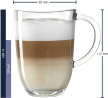 Verres à Latte Macchiato Leonardo - Napoli 380 ml - Lot de 6 - Résistants à la chaleur
