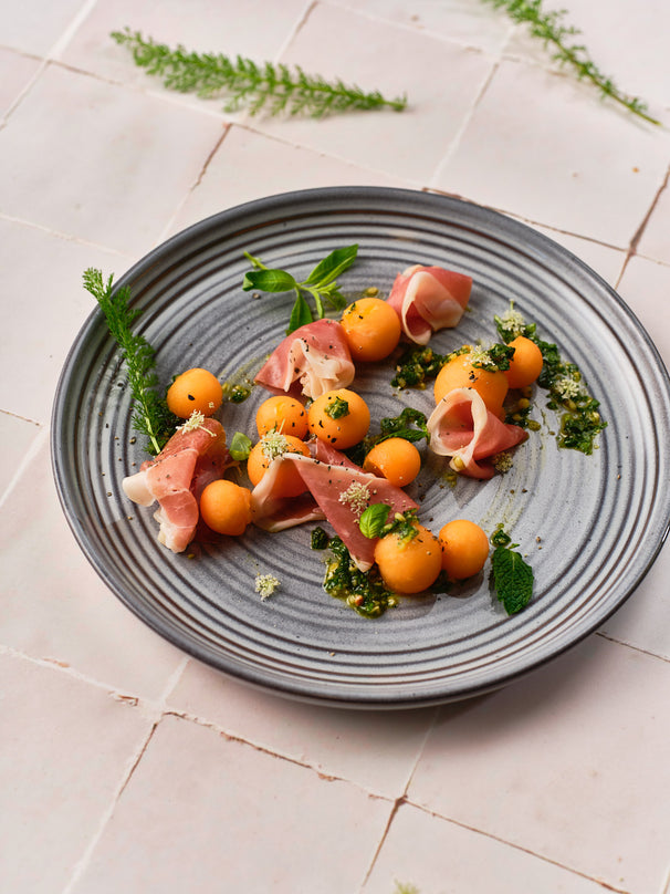 Assiette à petit-déjeuner Kentucky Grey ø 22 cm de Cosy & Trendy
