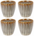 Tasses à café Cosy & Trendy Astera Pearl Beige - 240 ml - 4 pièces