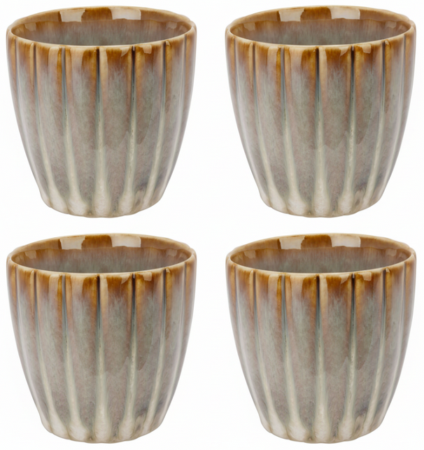 Tasses à café Cosy & Trendy Astera Pearl Beige - 240 ml - 4 pièces