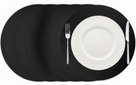 Set de sets de table Cookinglife - en cuir vegan - Placemats - Ø38 cm - 6 pièces
