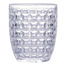 Villa d'Este Home Verre à eau Géométrie Océan - Bleu - 350 ml - 6 pièces
