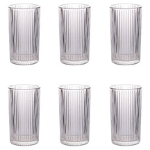 Villa d'Este Home Verre à eau Cylinder - Transparent - 405 ml - 6 pièces