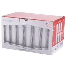 Villa d'Este Home Verre à eau Cylinder - Transparent - 405 ml - 6 pièces