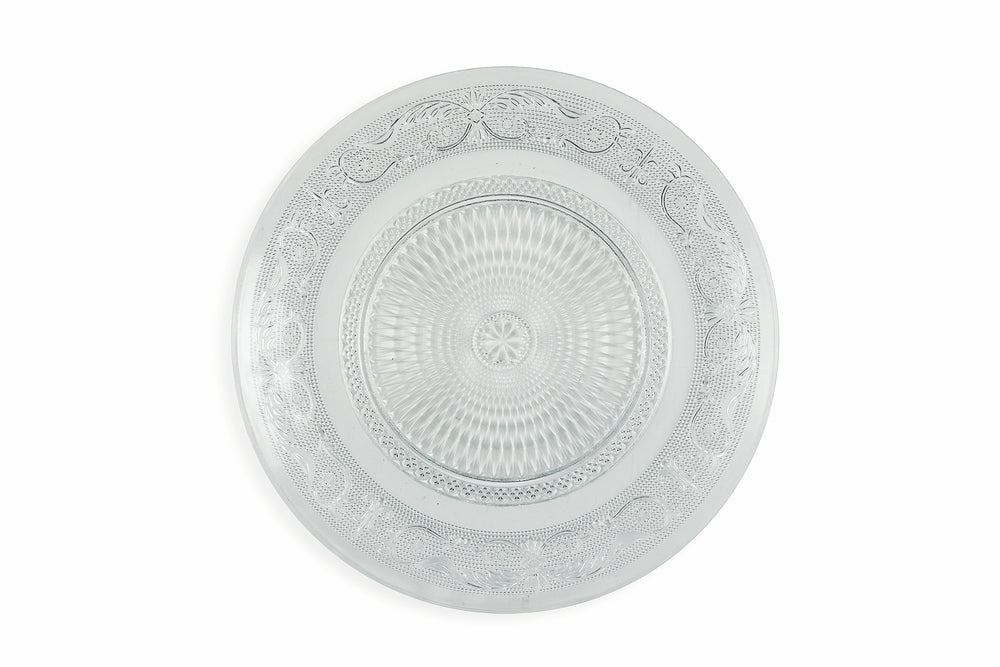 Service de table Villa d'Este Home Imperial en verre 18 pièces / 6 personnes - 6 assiettes à dîner, 6 assiettes à petit-déjeuner et 6 assiettes creuses