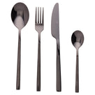 Villa d'Este Home Set de couverts Stylo - Noir - 24 pièces / 6 personnes
