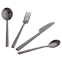 Villa d'Este Home Set de couverts Stylo - Noir - 24 pièces / 6 personnes