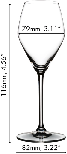 Set de verres a champagne Riedel - Verres a champagne - Extreme - 322ml - 4 pcs