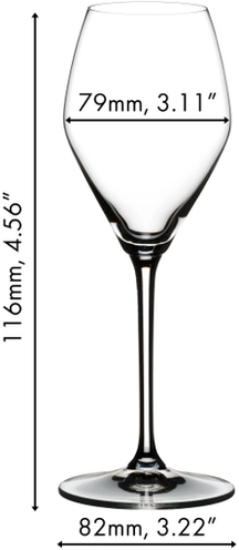 Set de verres a champagne Riedel - Verres a champagne - Extreme - 322ml - 4 pcs