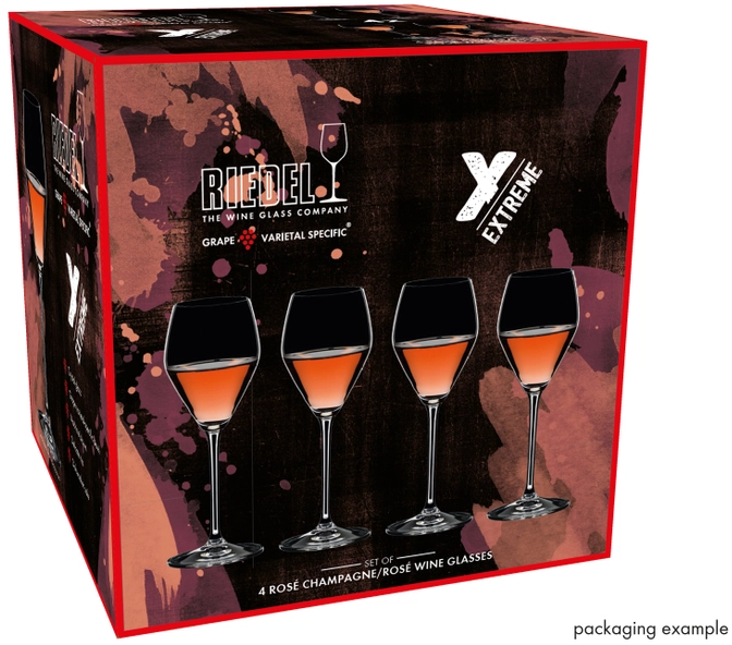 Set de verres a champagne Riedel - Verres a champagne - Extreme - 322ml - 4 pcs