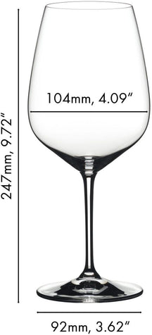 Ensemble de verres a vin Riedel - Cabernet - Extreme - 800 ml - 4 pieces