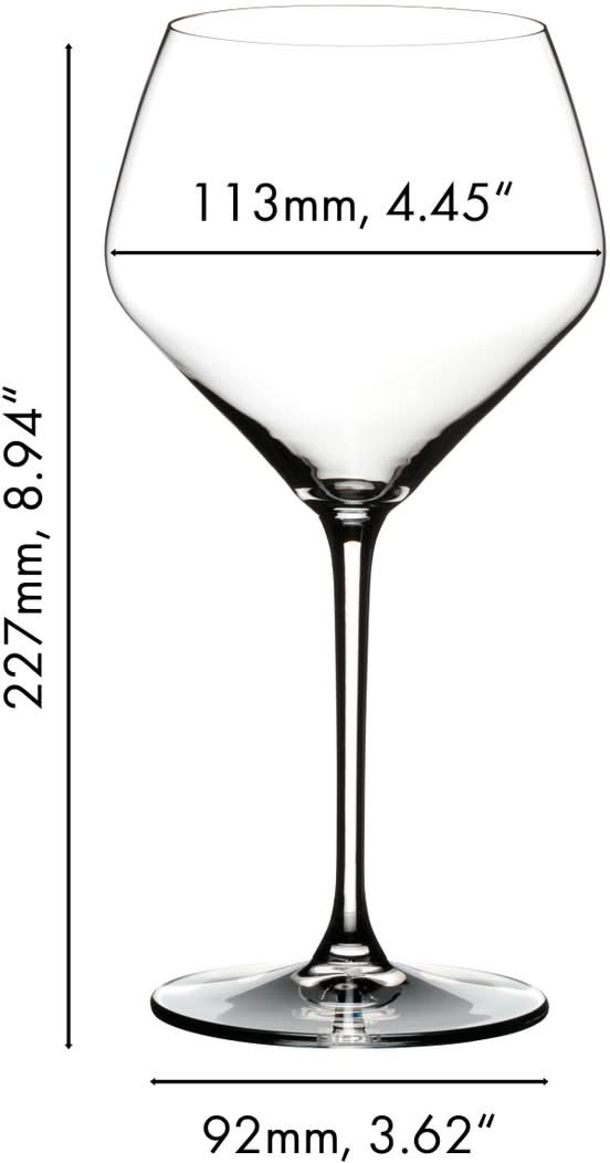 Set de verres a vin Riedel - Chardonnay - Extreme - 670 ml - 2 pièces